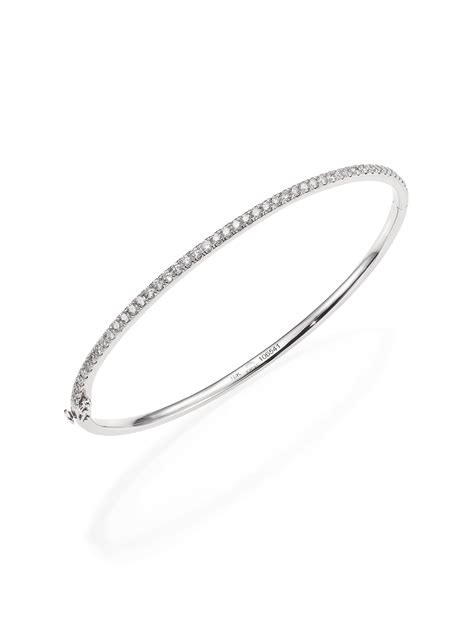 Kwiat Diamond & 18k White Gold Stacking Bangle Bracelet in White | Lyst