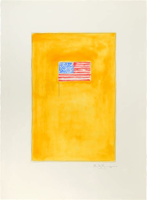 Flag on Orange | The Leslie & Johanna Garfield Collection: A Celebration of Prints Evening Sale ...