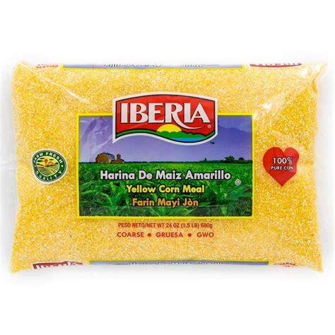 Iberia Yellow Corn Meal, Coarse, 24 Oz - Walmart.com - Walmart.com