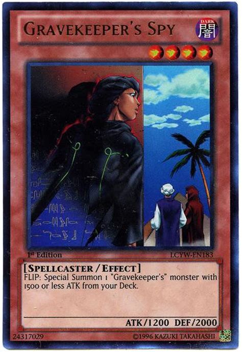 YuGiOh Legendary Collection 3 Single Card Ultra Rare Gravekeepers Spy ...