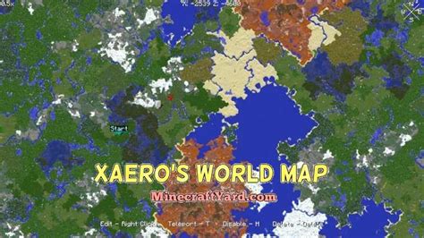 Xaero's World Map Mod (1.20.5 - 1.19.4 - 1.18.2) Download