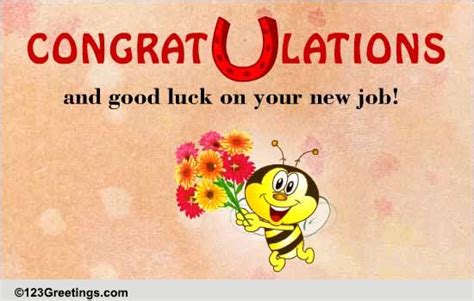 Congratulations New Job Cards, Free Congratulations New Job Wishes ...