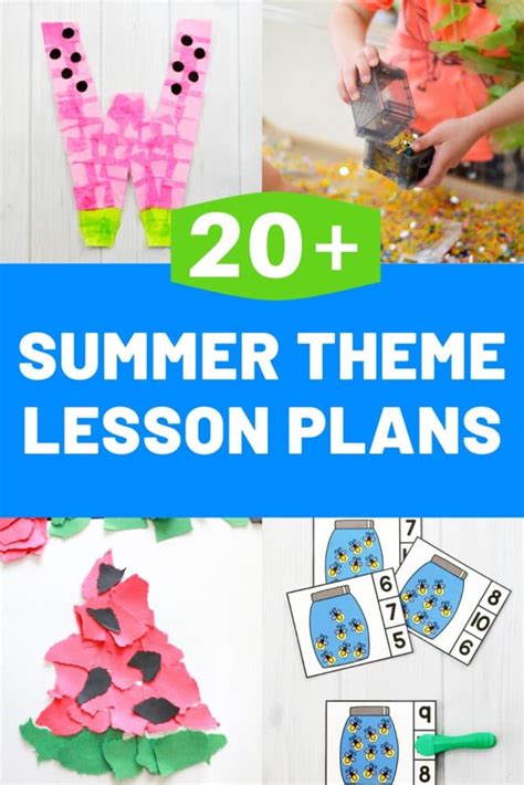 Fun Summer Lesson Plans for Preschool