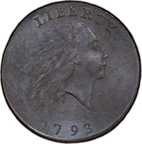 One Cent 1793 Flowing Hair, Chain, Coin from United States - Online ...