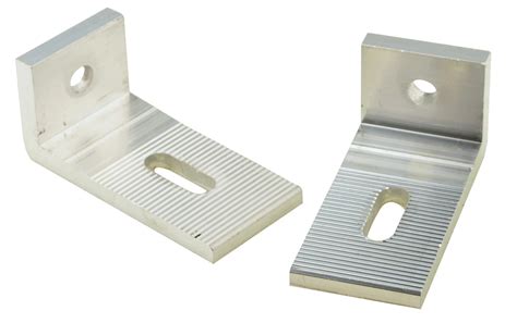 Mounting Systems Aluminium L-Bracket (L)60mm, Pack of 50 | Departments | DIY at B&Q