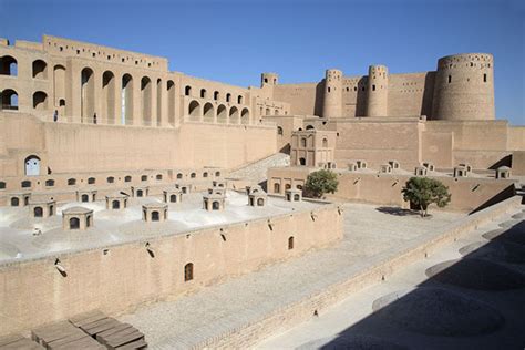 The citadel seen from the east in the early morning | Herat Citadel ...