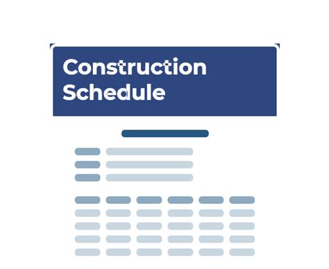 Construction Schedule Templates: Download & Print for Free!