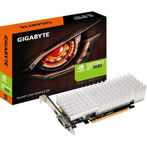 Gigabyte GV-N1030SL-2GL Carte Graphique NVIDIA GeForce GTX 1030 1506 ...