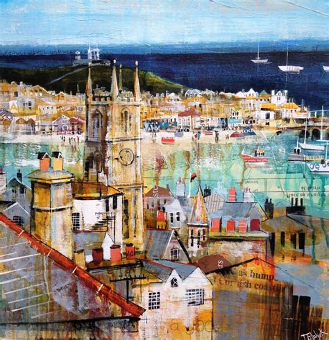 St. Ives Rooftops 2 SOLD | Art, Cornwall, Painting