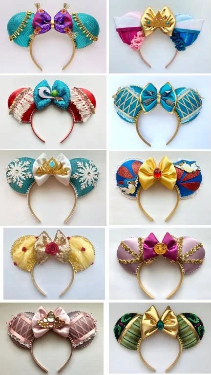 Disney princess inspired mouse ears worthy of royalty – Artofit