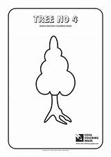 Cool Coloring Pages Simple And easy coloring  Tree No 4 sketch template