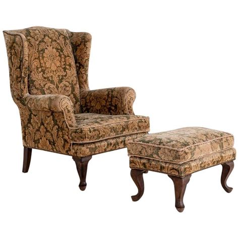 Armchair and Its Ottoman at 1stDibs