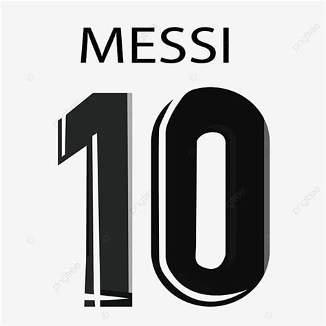 Lms Vector PNG Images, Messi Lm 10, Number 10, Messi, Leonel PNG Image ...