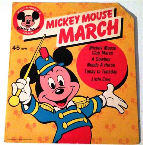 Mickey Mouse Club – Mickey Mouse March (1975, Vinyl) - Discogs