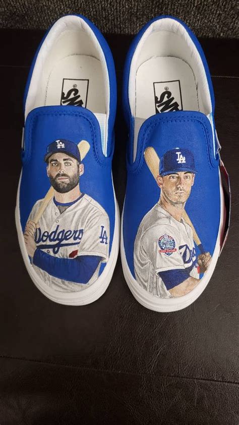 LA Dodgers Shoes - Etsy