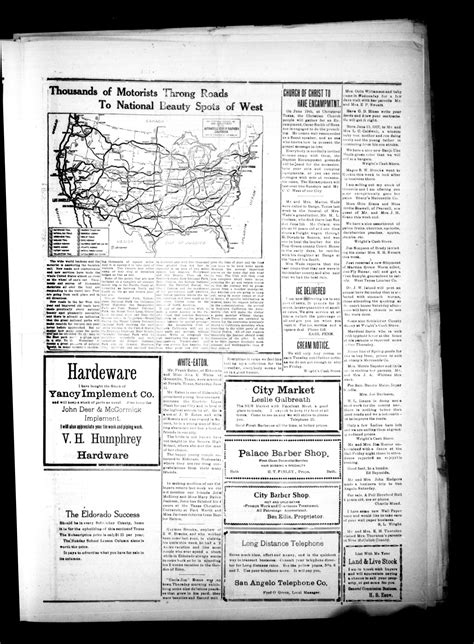 The Eldorado Success (Eldorado, Tex.), Vol. 27, No. 23, Ed. 1 Friday, June 17, 1927 - Page 3 of ...