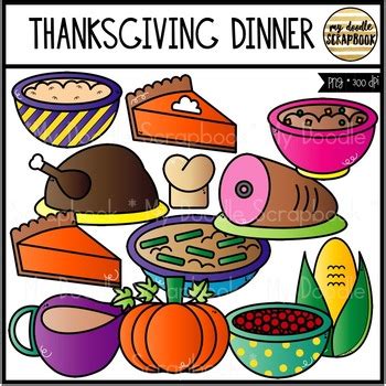 Clipart For Thanksgiving Dinner