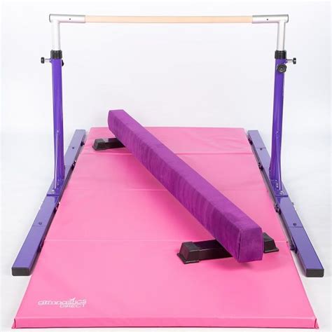 Elite Gymnast Floor Beam 2.5m + Mat + Bar Combo | Gymnastics ...