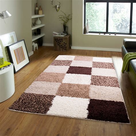 Shag Rugs Modern Area Rug Contemporary Abstract or Solid Shaggy Flokati Carpet | eBay