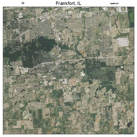 Aerial Photography Map of Frankfort, IL Illinois