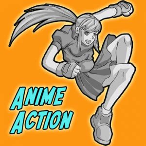 Drawing Anime / Manga Action Poses Tutorial Part 2 – How to Draw Step ...