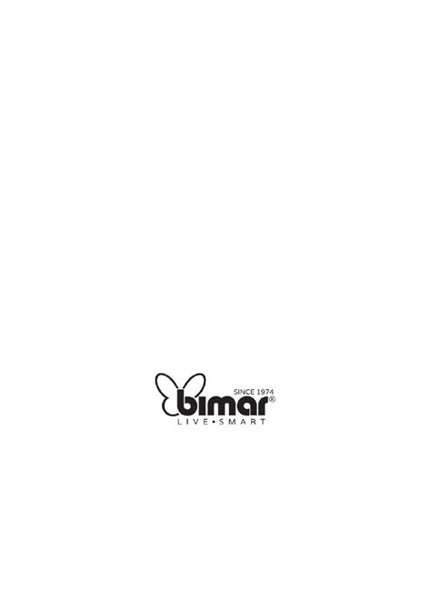 User manual Bimar HR309 (English - 48 pages)