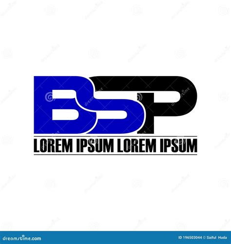 Letter BSP Simple Monogram Logo Icon Design. Stock Vector ...