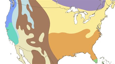 Newsela | Climate map of North America