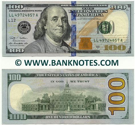 United States of America 100 Dollars 2009 | Banknotes money, Money ...