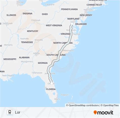 Ruta auto train: horarios, paradas y mapas - Lorton (Actualizado)