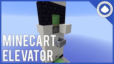 Simple & Compact Minecart Slime Block Elevator (Minecraft Tutorial) - YouTube