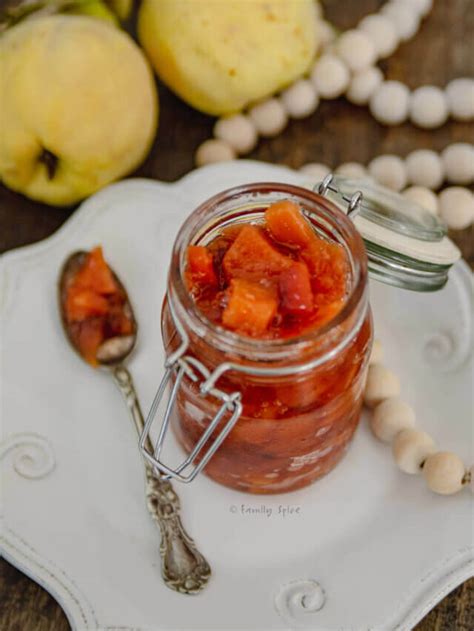 Homemade Quince Jam - Family Spice