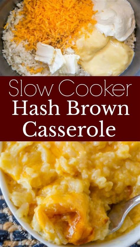 Slow Cooker Hash Brown Casserole | Hashbrown casserole recipe ...