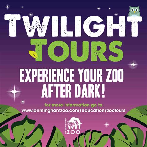 The Birmingham Zoo on Twitter: "🌙 As the sun goes down, the fun is just ...