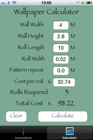 Wallpaper Calculator Lifestyle Wallpaper Calculator