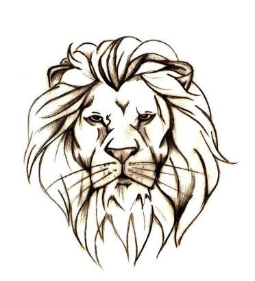 simple lion tattoo design - Clip Art Library