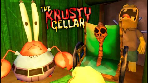 THE NEW SPONGEBOB HORROR GAME YOU WEREN'T READY FOR!! The Krusty Cellar ...