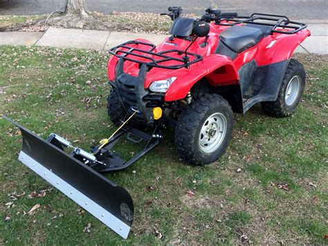 How good is a 420 Rancher for plowing snow? - Page 11 - Honda ATV Forum