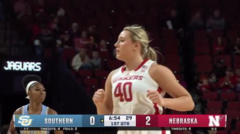 Nebraska Women's Basketball Highlights vs. Southern U. - YouTube