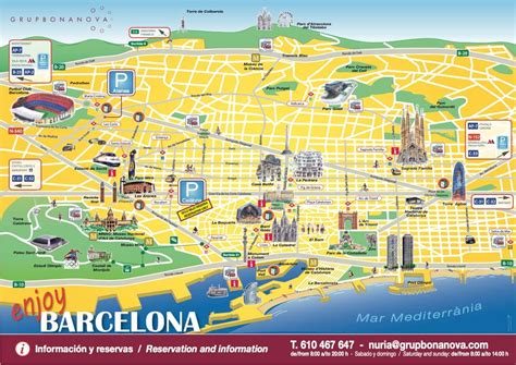 Barcelona Mapa Turistico at Viiwestleyblog Blog