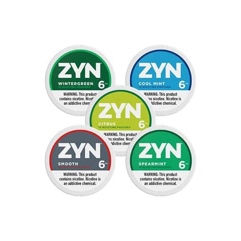 ZYN Tobacco-Free Nicotine Pouches - All Flavors - 3mg, 6mg