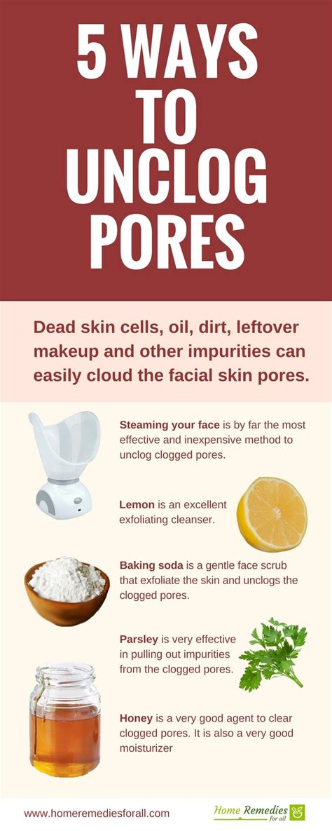 unclog your clogged skin pores with these 5 simple but very effective home remedies and give ...