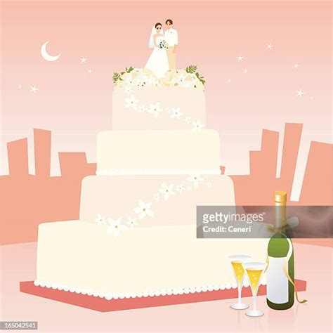 53 Wedding Cake Silhouette Stock Photos, High-Res Pictures, and Images - Getty Images