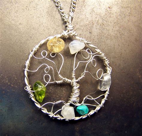 Buy a Hand Made Genealogy Family Tree Necklace Pendant - Tree Of Life ...