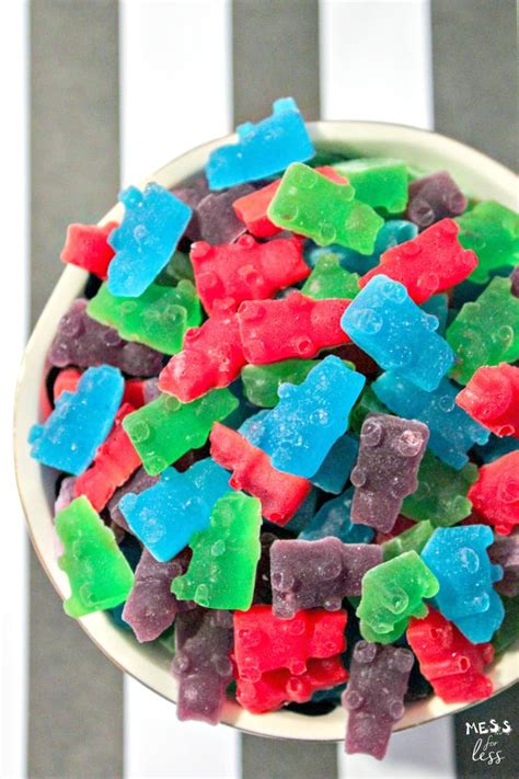 Gummy Bears Recipe - Mess for Less