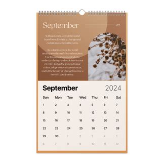 Motivational and Inspirational Quotes Wall calendar (2024)