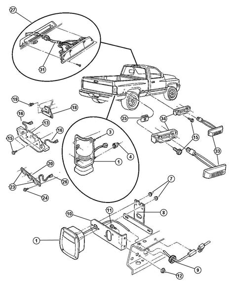 An Illustration of Dodge Ram Body Components