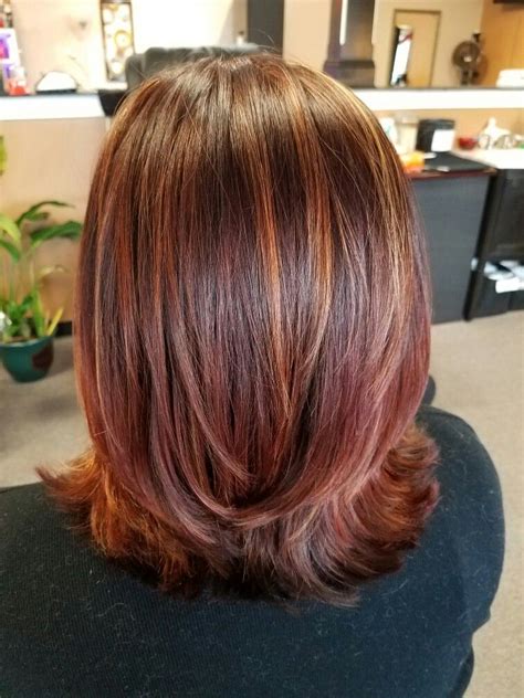 Reds, coppery. Blonde highlights. Dark copper lowlights. Kenra color ...