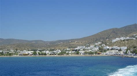 The beaches and naturist beaches of the island Ios in the Cyclades, Greece