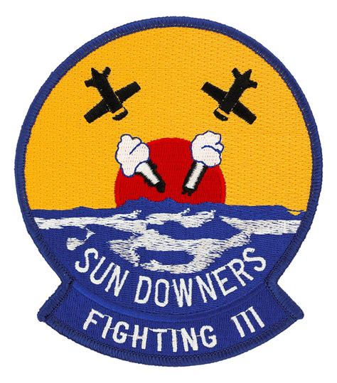 Navy Fighter Squadron VF-111 Sundowners Patch | Flying Tigers Surplus